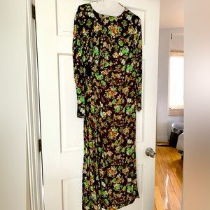 Long floral dress